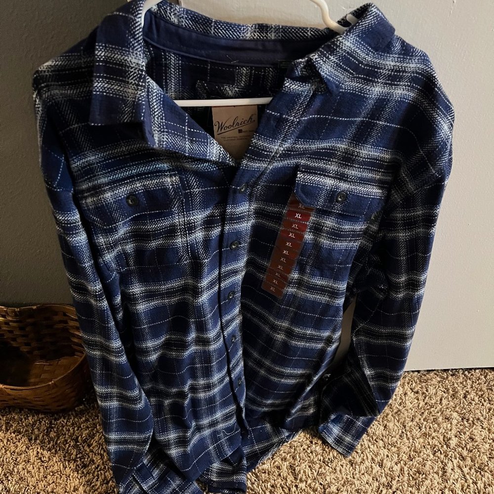 Woolrich Button Down Flannel material NWT